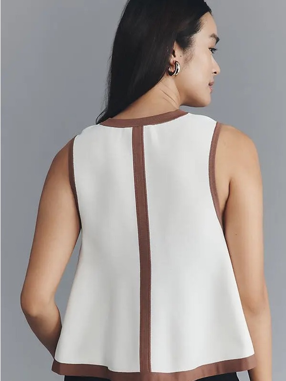 Maeve Sleeveless Swing Knit Top - Picture 3 of 4